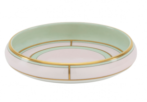 Ginori Diva Rosa Round Change Tray - 6.85"